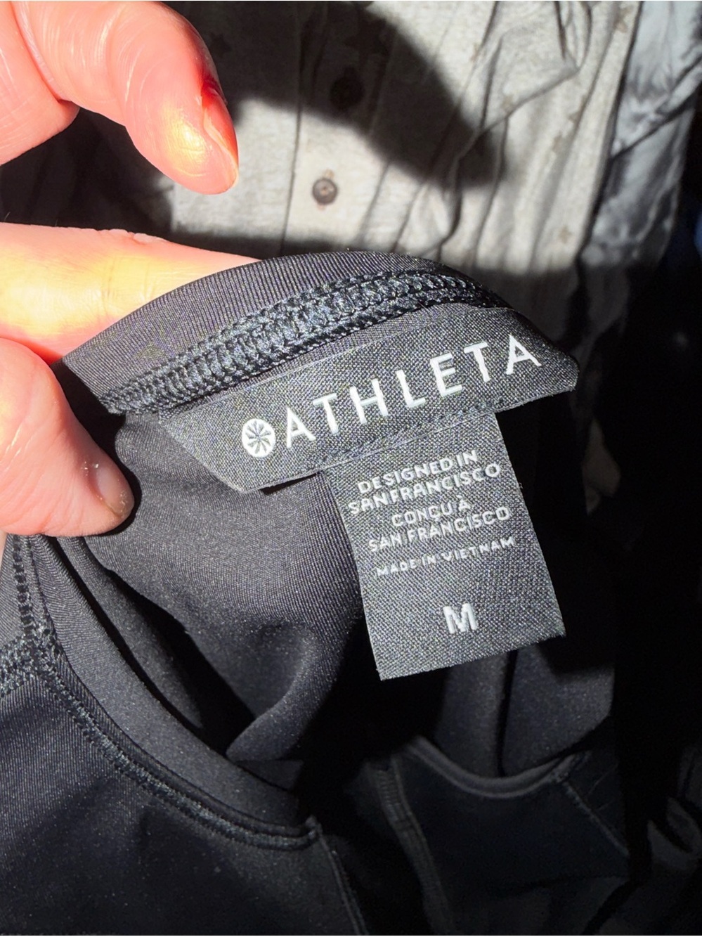 Nwot Athleta ACE Tennis Dress Jersey Dress black casual active summer 90$ - Picture 9 of 9